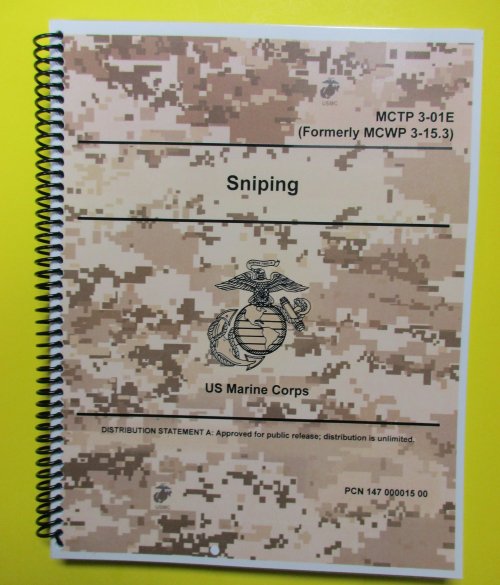 Marine Sniping Manual - FMFM 1-3B - Mini size